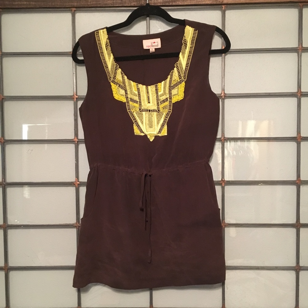 Anthropologie size 2 silk top EUC